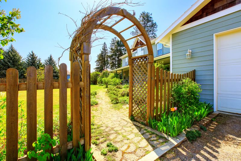 Arched Arbor Installation in Wilmington, NC