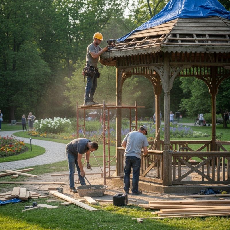 Gazebo Installation detail