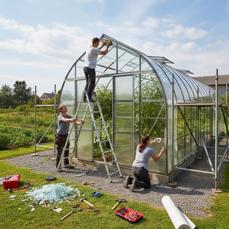 Greenhouse Construction detail