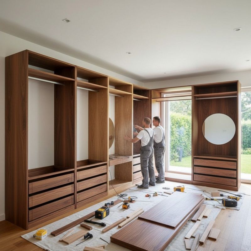 Mudroom Shelving Installation in Raleigh, NC